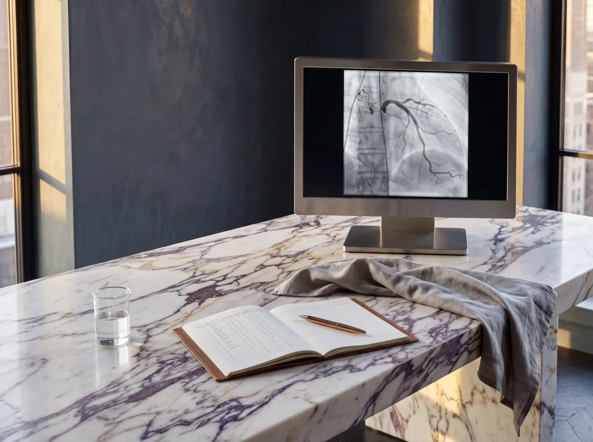 Microplastics in carotid plaque stroke research with vascular imaging analysis on a screen